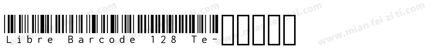 Libre Barcode 128 Te字体转换